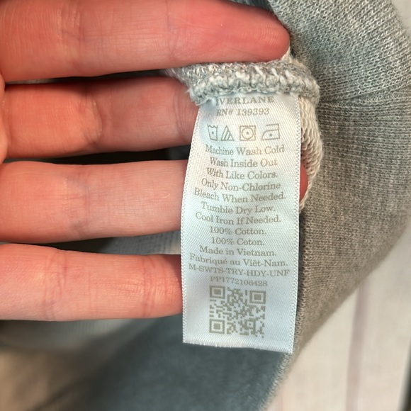 NWT Everlane The French Terry Hoodie - Picture 4 of 6